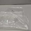 HBlife 2 Pack Clear Shelf Dividers, Vertical Purse Organizer for Closet Perfect for Sweater, Shirts, Handbags in Bedroom and Kitchen, Adjustable Acrylic Bookshelf for Organization