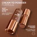 L'Oreal Paris Lumi Bronze Le Stick Soleil Bronzer Stick, Cream-To-Powder Bronzer For A Sunkissed Face Makeup Glow, 100 Sunkissed Ros