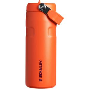 Stanley IceFlow Flip Straw 2.0 Water Bottle 16 OZ | Built-In Straw with Larger Opening | Lightweight & Leak-Resistant | Insulated Stainless Steel | BPA-Free | Tigerlily Plum