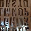 2pcs Large Letter Molds Silicone Alphabet Mold for Crayon, Cake Baking Decor (2)