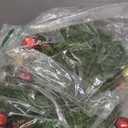 9FT Artificial Christmas Prelit Garland with 50 White Light, Pulg in, Pine Cones, Gold and Red Ball, Red Berris Mantle for Indoor Holiday Door Home Decorations Stairs Fireplaces Wall