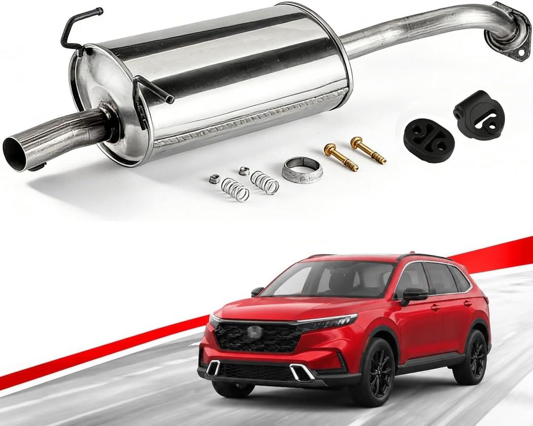 54911 Stainless Steel Rear Exhaust Muffler for 2012-2014 Honda CR-V CRV4