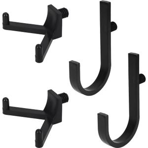 4pcs Storage Shed Hooks for Suncast/Craftsman, J/A-Shaped Tool Hook Storage Shed Hangers for Garages Walls Shelves Organization Accessories