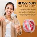 Packing Tape Refills, Clear, Packaging Tape Heavy Duty Designed for Moving, Shipping and Packing, Mailing,1.88" x 60 yds, 1 Rolls