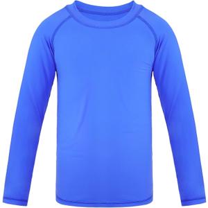 Auranso Boys Rash Guard Swim Shirt UPF 50+ Long Sleeve Sun Protection Quick Dry Shirt