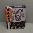 Slot Car Race Track Sets with 4 High-Speed Racing Car, Battery or Electric Race Car Track for Boys and Kids, Dual Racing Game Lap Counter Circular Overpass Track, Gifts Toys for Boys Kids Age 6 7 8-12