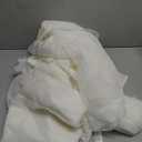 Linentalks Sheer Canopy Bed Curtains for King, Queen, Full and Twin Bed, 4 Corner Bed Canopies & Drapes, Four Poster Bed Canopy Curtains Beds, Sheer Curtains for Canopy Bed Drapes, Ivory