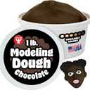 Pack Of 2 Hygloss Play Modeling Dough for Kids Multicultural Skin Tones Safe & Non-Toxic Sensory Dough for Arts & Crafts Play Clay for Toddler Activities, Preschool Classroom Must-Haves (1 lb, Chocolate)