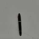Thick barrel type fountain pen, Medium-thin writing, converter (inhaler) type, black and gold