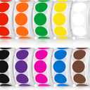 10000 Pieces 3/4 Inch Round Color Coding Labels Roll Adhesive Solid Colors Dot Stickers Assorted Colored Circle Stickers for Inventory Organize, File Classification, 10 Colors