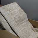 Living Room Rugs 8x10: Washable Moroccan Geometric Boho Rug Farmhouse Non Slip Stain Resistant Large Rug Low Pile Soft Carpet for Bedroom Dining Room Children Room (Beige,8'x10')