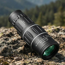 16x52 monocular Telescope, Portable High Magnification Telescope HD Clear View for Outdoor Bird Watching Travel, Black