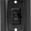 RV Designer S652, Wall Plate Switch, Single, Black, 3.53" x 2.39", On/Off - SPST