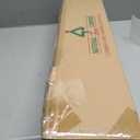 National Tree Company 6 ft Pre-Lit Glittery Bristle Artificial Christmas Garland, Christmas Decoration with Pinecones, 50 Warm White LED Lights, 138 Tips, Timer, Green