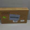 URPOWER 2-in-1 Elevated Slow Feeder Dog Bowls with No-Spill Water Bowl, 4 Height-Adjustable Raised Dog Bowls, Non-Slip Food and Water Bowls with Stand for Small, Medium, Large Dogs, Cats and Pets (Black)