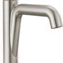 Delta Nicoli Brushed Nickel Bathroom Faucet 1 Hole, Single Hole Bathroom Sink Faucet for Vanity, Push-Pop Drain Assembly, Stainless 15849LF-SS