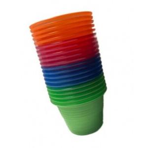 Coloch 50 Pack Plastic Bomber Cups, Disposable Bomb Cups Assorted Colors Power Bomber Double Shot Glass for Mixed Drinks, Shots, Party