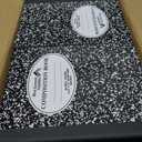 Blue Summit Supplies 48 Pack Composition Notebooks Bulk, Wide Ruled, Black