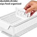 OXO Good Grips Produce Saver Medium Bin, 13.8 x 7.4 x 4.7 in, White