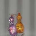 2 Pack Duck Sugar Stress Ball Squishy Toys Kids and Adults, Kawaii Squishy Stress Balls, Duck Sugar Ball Squeeze Toys,, Party Favors, Easter Basket Stuffers (Yellow & Purple)