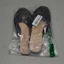 AMINUGAL Womens Woven Ballet Flat Shoes Round Toe Mary Janes Flats Elastic Band Dressy Comfortable Ballerina Flats for Women 9.5