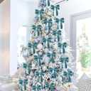 3 x SIMISI RIBBON Dusty Blue Frayed Velvet Ribbon 1.5 Inch Handmade Vintage Ribbon for Christmas Tree, Gift Wrapping, Outdoor, Wreath, Garland, Hair Accessories, Bows Making, Flower Bouquet (6 Yards)