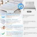 Grounding Sheets King Size, 95% Organic Cotton + 5% Pure Silver Fiber, Grounded Sheet Earth Connected Bedding (King - 77"x 80"x 13" White) Fitted Earth Sheets with Grounding Cord