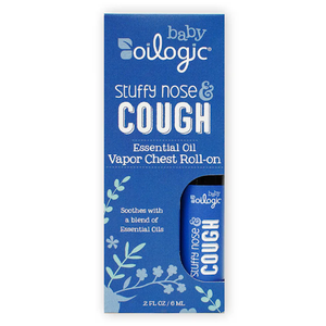Oilogic Stuffy Nose & Cough Essential Oil Roll-On, 0.3 Oz 3 Pack