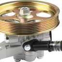 WMPHE Power Steering Pump with Pulley Compatible with Honda Pilot 2005 2006 2007 2008, Honda Odyssey 2005 to 2010, Acura MDX 2007 to 2013, Replacement for OEM 21-5442, 56110-RGL-A03, 56110-PVJ-A01