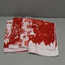 Artoid Mode Elk Merry Christmas Kitchen Towels and Dish Towels Red, 18 x 26 Inch Snow Winter Xmas Holiday Ultra Absorbent Drying Cloth Tea Towels for Cooking Baking Set of 4