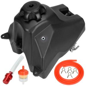 FVRITO Dirt Bike Gas Fuel Tank Compatible with 50cc 70cc 90cc 110cc 125cc CRF50 XR50 SSR TaoTao Coolster Baja DR49 SDG 107 Kazuma Thumpstar BSE Roketa Kayo with Gas Tank Cap Pit Bike Motorcycle Parts - Tank Only