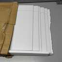 Clikuutory Wire Shelf Covers for Pantry Rack, 32" W x 12" D, White 5pcs