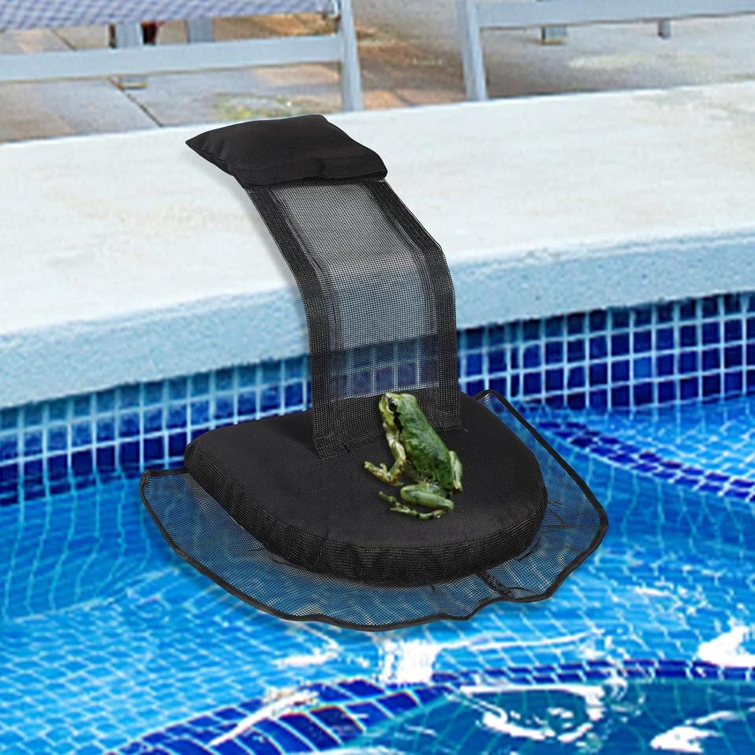 MorTime Animal Saving Escape Ramp, Swimming Pool Floating Animal Saver Rescue Tool for Outdoor Critter Frog Chipmunk (1 Pack)