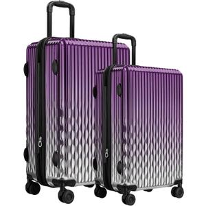 Luggage Set, 20 Inch Carry on Luggage, 28 Inch Checked Luggage Lightweight Hardside Suitcase With Spinner Wheels, TSA Lock, 2-Piece Set 20/28 Inch