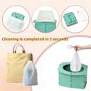 Travel Potty,Portable Potty Seat Foldable Travel Training Toilet Seat,Foldable Toilet for Outdoor Camping (Blue)