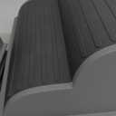 2-Step Modular Dog Ramp - Portable Non-Slip Stairs for Small Dogs with High Support, 9.5" D Lightweight Plastic Pet Steps Fits Staircase Indoor, Ideal for Elderly Injured Pets (6-Pack, Grey)