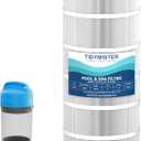 TidyMister Advanced Pool Filter Cartridge TM-8413 Compatible with PWWPC125B, PXC-125, Posi-Clear PXC-150, C-8413, Waterway Proclear 125,FC-2575,L x OD:28-3/16 x 8 15/16",125 Sq. Ft,1 Pack