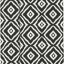 Black White Diamond Grid Hand Towels - Graphic Arrangement Set of 2 Soft Absorbent Decorative Towels, 14 x 28 in