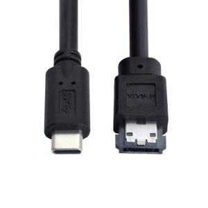 chenyang USB C to eSATA Cable for HDD/SSD/ODD 3.28FT/1.0M (One Way Transmission The USB Port Must be Connected to The Host)
