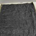 MIULEE Pack of 2 Couch Throw Pillow Covers 18x18 Inch Black Farmhouse Decorative Pillow Covers with Stitched Edge Soft Chenille Solid Dyed Spring Pillow Covers for Sofa Bed Living Room