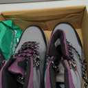 Women's Orthopedic Comfortable Mid Hiking Boots: Orthotic Arch Support Flat Feet Plantar Fasciitis Metatarsal Fashion Sneakers, Supportive Indoor Working Outdoor Gym Exercise Ankle Boots Grey Size 9.5