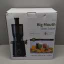 Black Juicer Machines with Wide Mouth, High Juice Yield