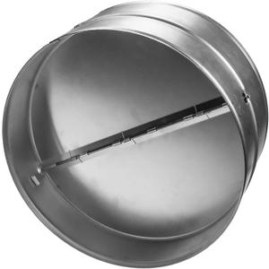 Draft Blocker - 10'' Inch Backdraft Damper Duct - Draft Stopper - Backflow Preventer - Inline Fan Vent - Vent Deflector (10'' Inch)