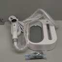 2 In 1 Steamer for Clothes:1550W Powerful Steamer with 1100ml Detachable Tank, 30s Fast Heat-Up, Horizontal & Vertical Use, Portable Wrinkle Remover for Clothes Drapes Bedding (White)