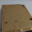 2 Set XXL Stackable Wire Basket with Bamboo Tops & Tag- Pantry Organizer and Storage Bins, Kitchen Counter Cabinet Shelf Countertop Under Sink Organizing, Food Snack Produce Onion Potato Bread Storage