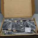 HUANUO Dual Monitor Stand for 1340, Premium Dual Monitor Mount with USB, Height Adjustable Monitor Stand for 2 Monitors, VESA Mount with Clamp/Grommet Base, Holds 26.4lbs per Arm, HNDS7