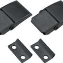 2PCS Black Concealed Toggle Clip A27 Toolbox Snap Lock Latch Purifier Box Hitch Vacuum Cleaner Holding Box Box Clip For Protective Sleeves Toolboxes Cleaners