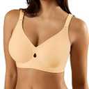 ULTREAGLE Padded Wireless Bras for Women - Wireless Bra Bralettes for Women with Support Padded Bralette Small