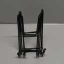 Kruodop 6 Inch Plate Stands for Display, 5 Pack Plate Holder Display Stand, Black Metal Frame Easel Holder Stand for Pictures,Book, Photo, Decorative Plate