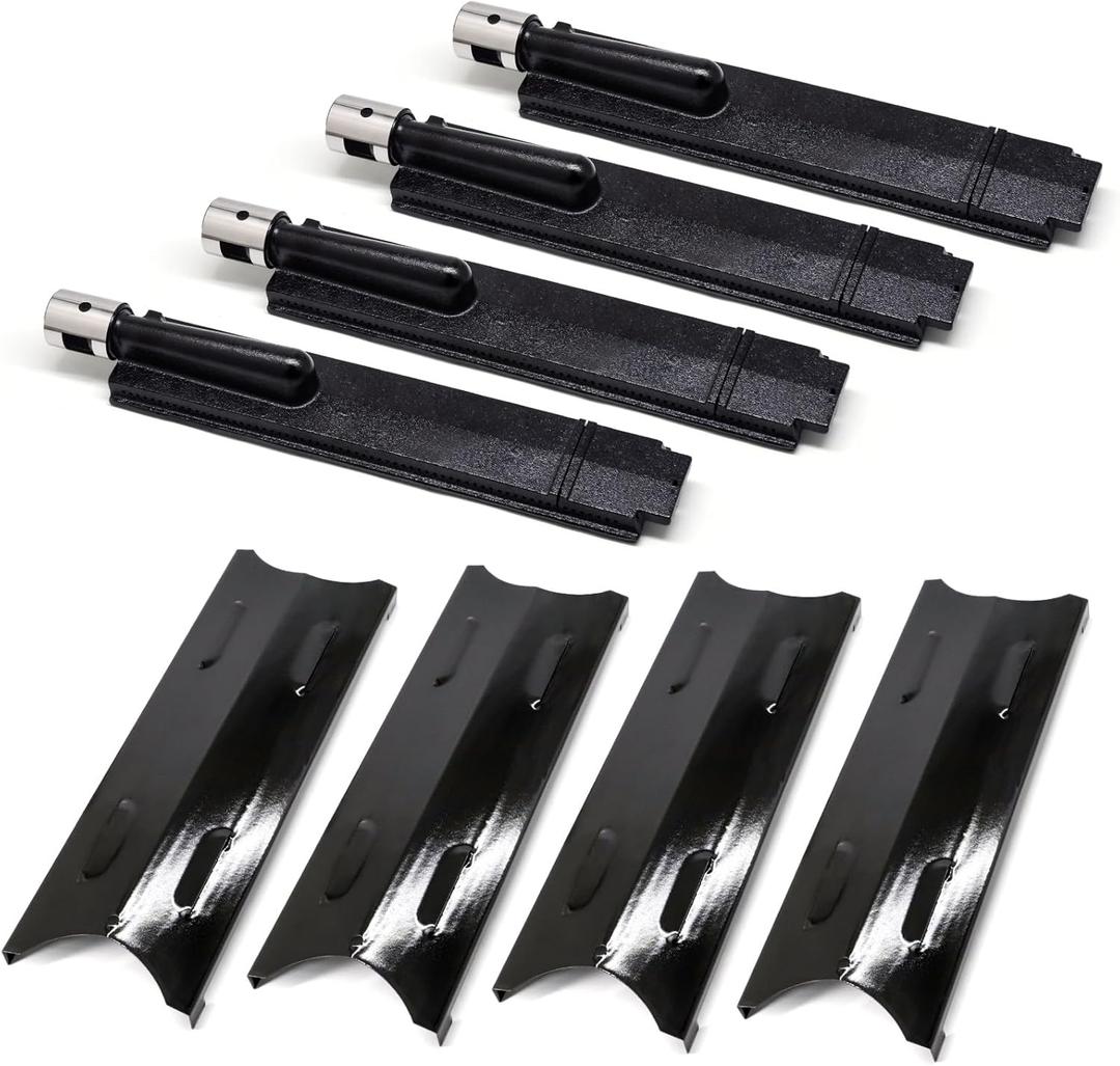 Adviace Replacement Parts for BG179A Master Forge 5 Burner Gas Grill, Replacement for Master Forge BG179A Burners, for Master Forge BG179A Heat Plates